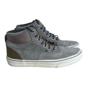 Vans Era Unisex Grey Suede High-Top Sneakers Men Size 7.5 Women Size 9 Shoes